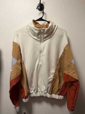 FP Movement Cozy Half-Zip Pullover with Colorblock Sleeves